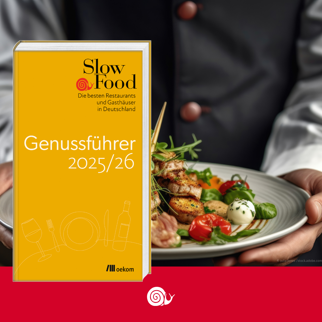 Neuer Slow Food Genussführer 2025 26 Mit Slow Food auf kulinarischer